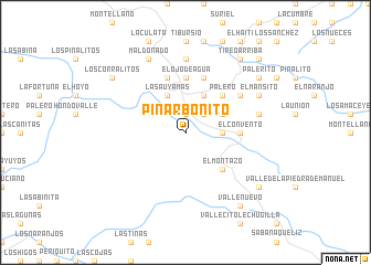 map of Pinar Bonito