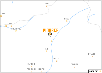 map of Pınarca