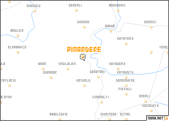 map of Pınardere