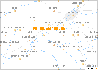 map of Pinar de Simancas