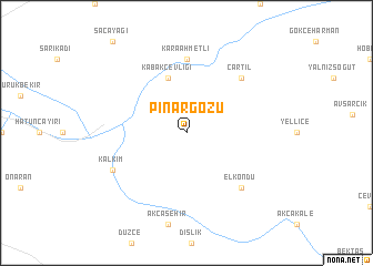 map of Pınargözü