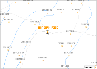 map of Pınarhisar