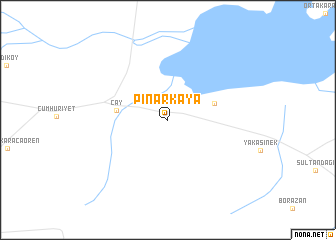 map of Pınarkaya