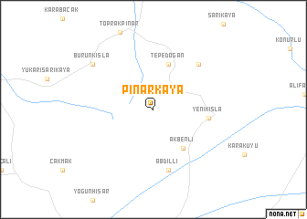 map of Pınarkaya