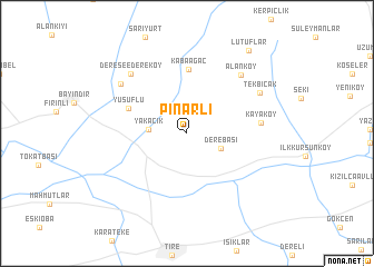 map of Pınarlı