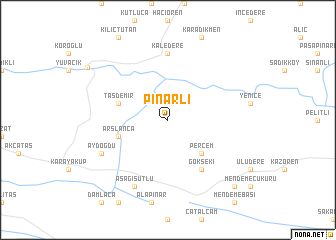 map of Pınarlı