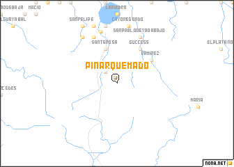 map of Pinar Quemado