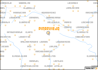 map of Pinar Viejo