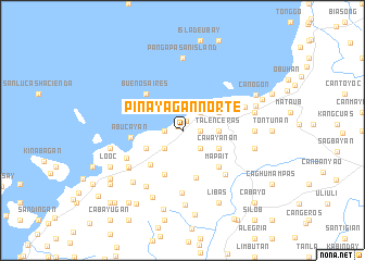 map of Pinayagan Norte