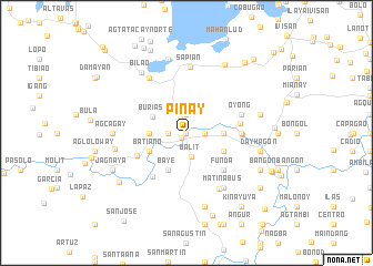 map of Pinay