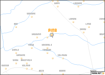 map of Pina