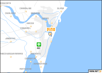 map of Pina