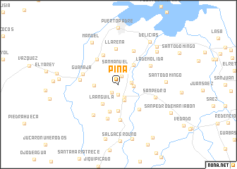 map of Piña