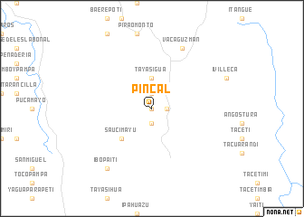 map of Pincal