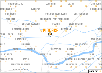 map of Pincara