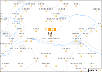 map of Pînca