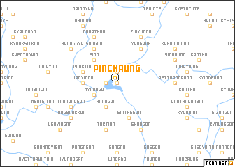 map of Pinchaung