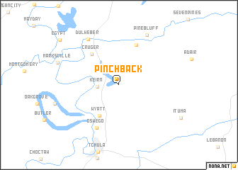 map of Pinchback