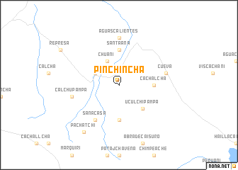 map of Pinchincha