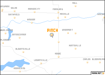 map of Pinch