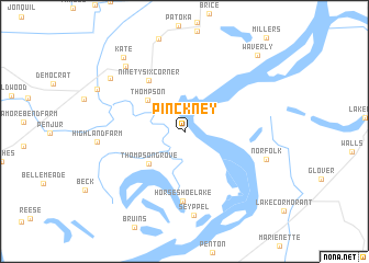 map of Pinckney