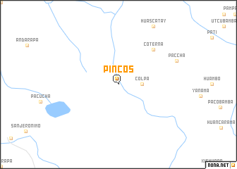 map of Pincos