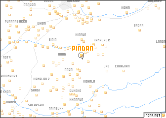 map of Pindan
