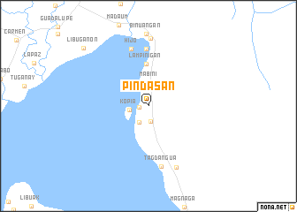 map of Pindasan