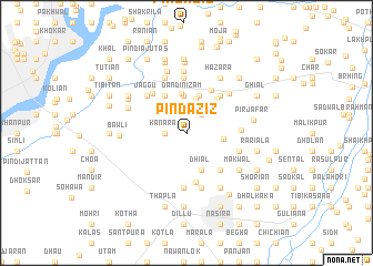 map of Pind Azīz