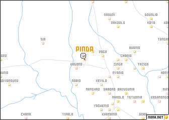 map of Pinda