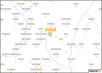 map of Pinda