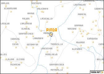 map of Pinda