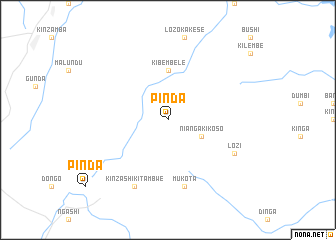 map of Pinda