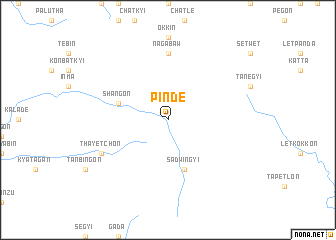 map of Pinde