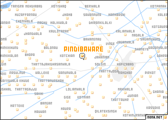 map of Pindi Bāware