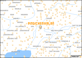 map of Pindi Cheri Kalān