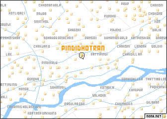 map of Pindi Dhotrān