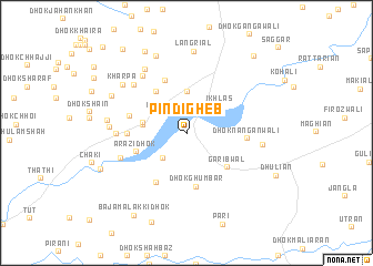 map of Pindi Gheb
