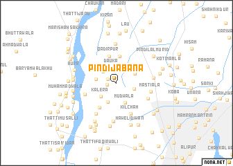 map of Pindi Jabāna