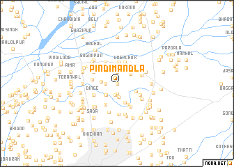 map of Pindi Māndla