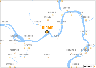 map of Pindin