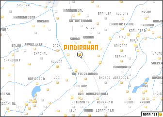 map of Pindi Rawān