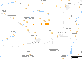 map of Pindleton