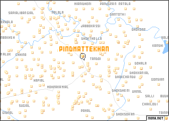 map of Pind Matte Khān