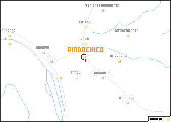 map of Pindo Chico