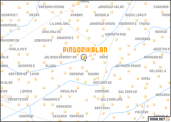 map of Pindori Kalān