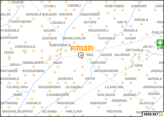 map of Pindori