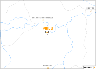 map of Pindó