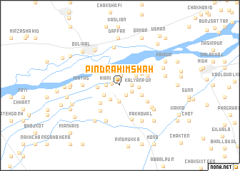 map of Pind Rahīm Shāh
