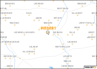 map of Pindray